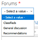 2. Select Forum