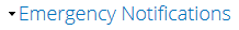 2. Emergency Alert Settings 